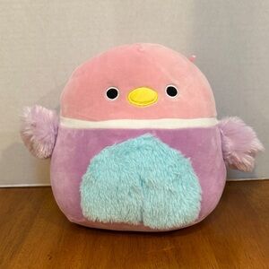 Squishmallow Lilibet the Mallard Duck Pink and Purple Plush. 8” Farm Squad